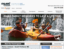 Tablet Screenshot of dubetravel.com
